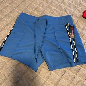 Blue casual shorts